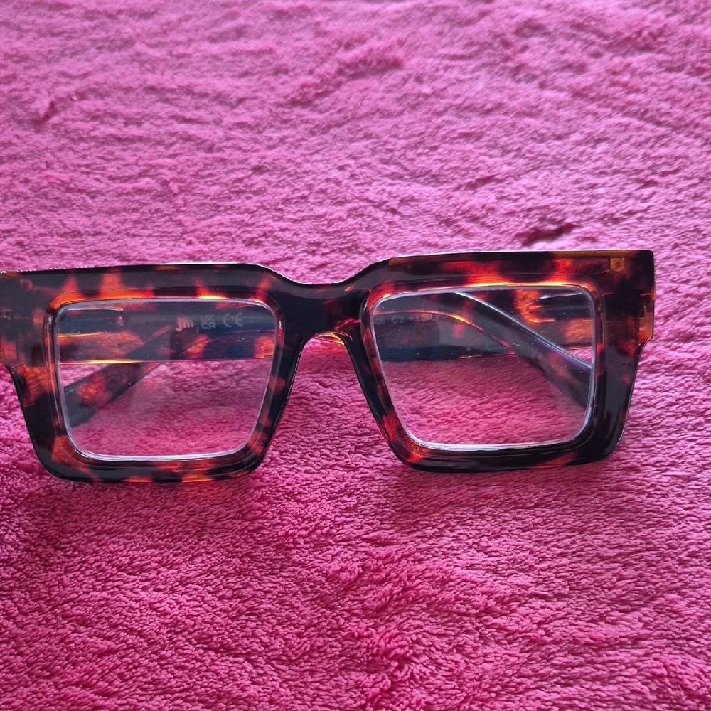 Tortoise Shell Square Reading Glasses